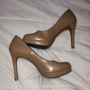 Nude high heels